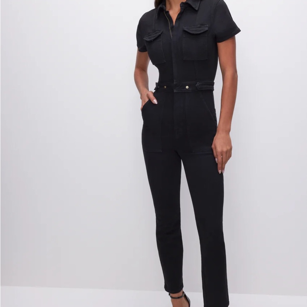 Good American Classic Black Jumpsuit - Picture 2 of 6